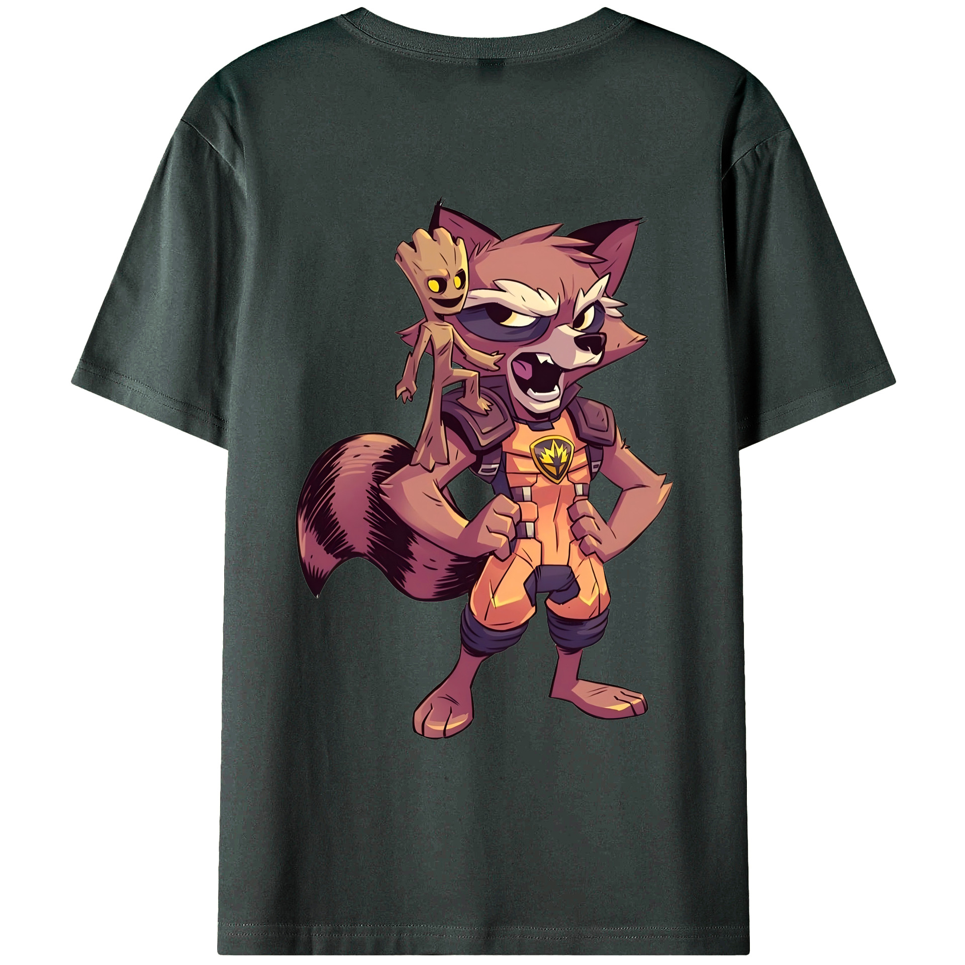（画像用） アベンジャーズ The Avengers 綿100％ メンズ半袖Tシャツ（バックプリント） 通気性